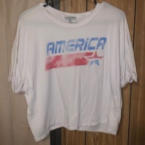 America crop top